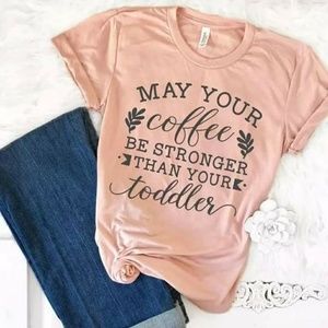 Coffee stronger than toddler